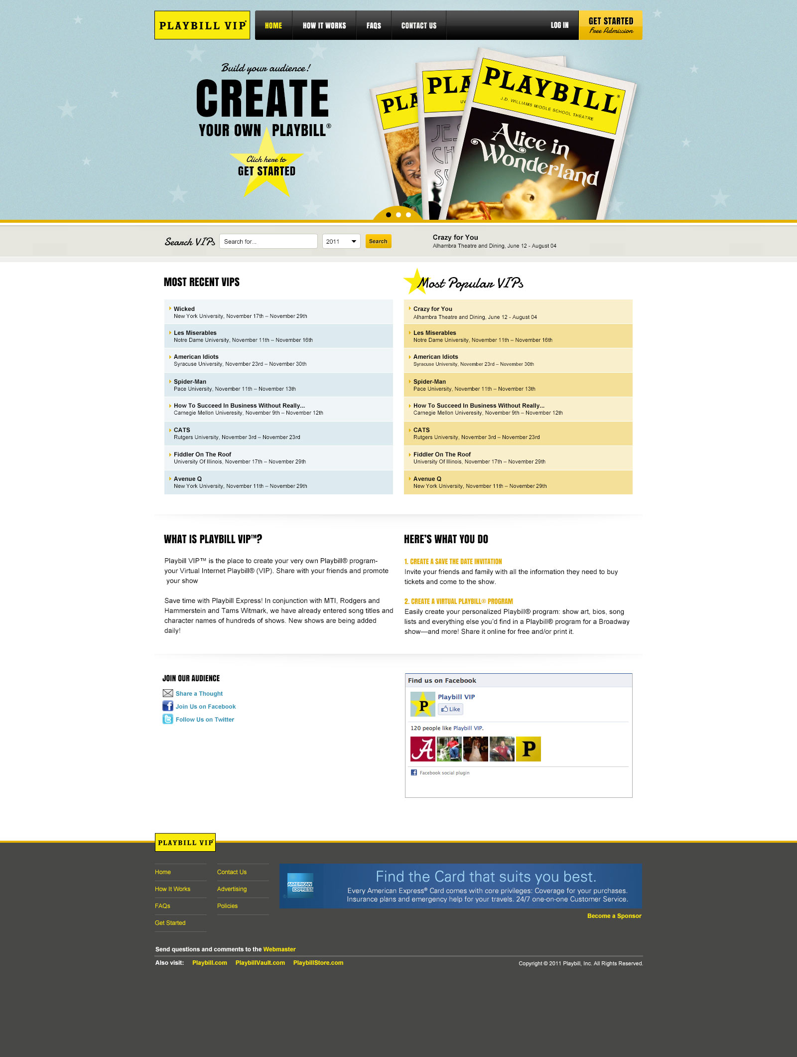 Screenshot of client's website